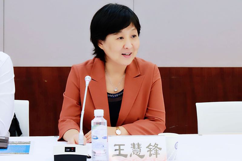 图片说明:王慧锋致辞